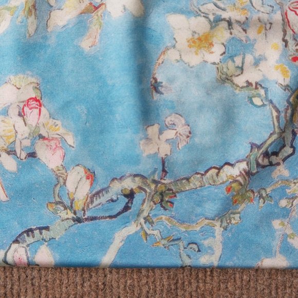 Lotus Leggings - Van Gogh "Almond Blossoms" print - Picture 2 of 7